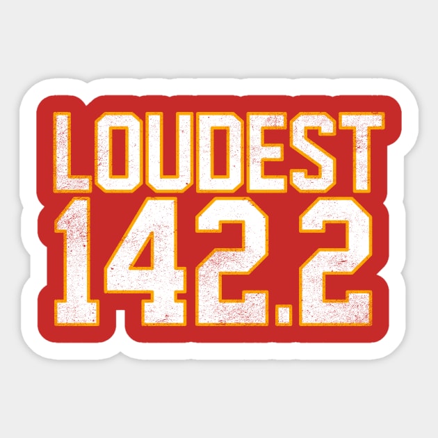 loudest Sticker by fansascityshop